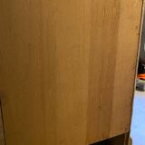 Vintage raw wood sideboard