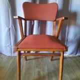 Paire de fauteuils de bridge année 50