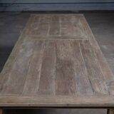 Table de ferme en chene massif Provence - 250 cm de long