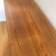 Teak and steel desk