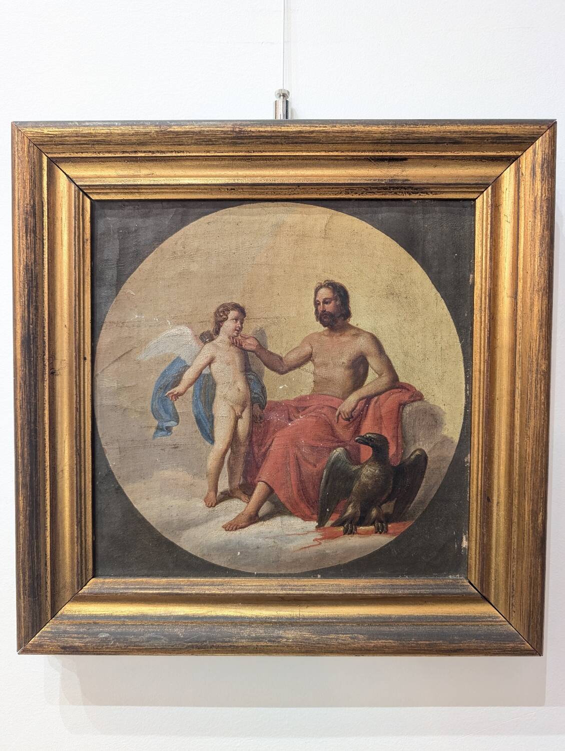 Huile sur toile ancienne XVIII-XIX - Mythologie Gréco-Romaine