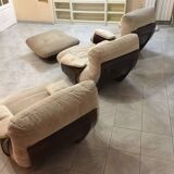 3 Marsala model armchairs designed by Michel Ducaroy and published by Ligne Roset in the 70s