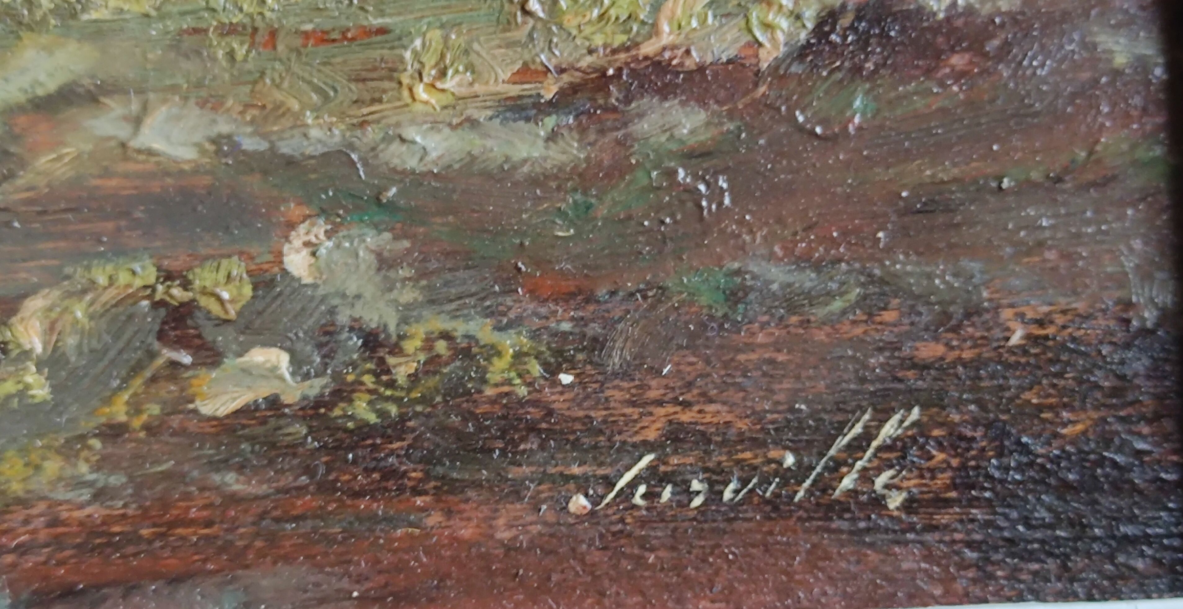 Pair of old paintings