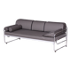 Bauhaus Sofa in Chrome & Upholstery attributed to Mücke-Melder, Czech, 1930s