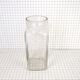 Glass vase, old pharmacy jar