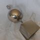 Pied de lampe Philippe Barbier, inox, 1970