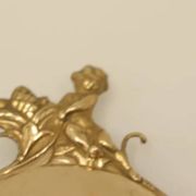 Pair Of Mid Century Swedish Brass Sconces