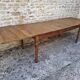 Extendable farmhouse table 285 x 86