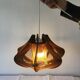 Hanging lamp wood and wire