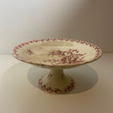 Opaque porcelain compote from Gien thistles