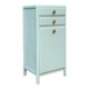 Vintage gray green bathroom chest of drawers