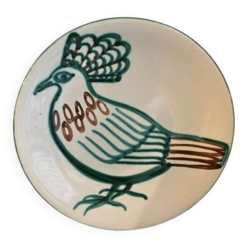 Assiette en céramique vintage Robert Picault Vallauris