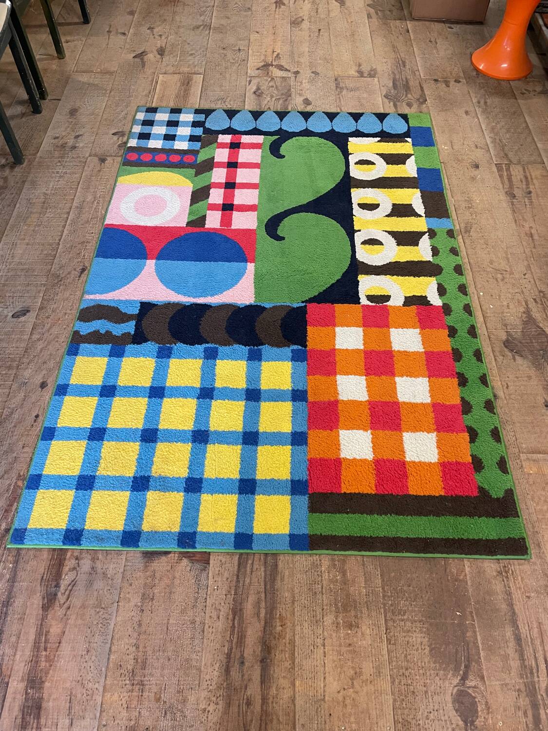 Modernist wool rug