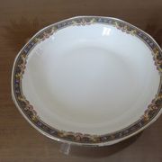 Hollow dish " jean boyer " limoges porcelain, floral pattern 20 years