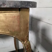 Console/table de milieu style Louis XV doré XIXè 