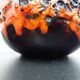 Vase rouge lave Scheurich West Germany années 1960
