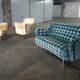 Sofa sofa 'Arc' club organic kidney years 50-60