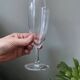 2 ancient engraved blown glass flutes
