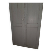 Anciennes portes double en sapin