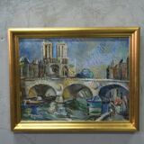 Jules Schyl (1893-1977), Swedish Modern Painting, 1960s, Oil on Canvas, Framed
