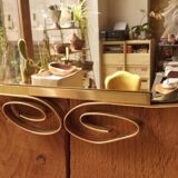Vintage beveled mirror