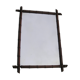 Old bamboo mirror 102 x 76 cm