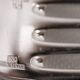 12 dessert spoons, 24 pieces in silver-plated metal Christofle Rubans
