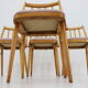 1970s Antonin Suman Beech Dining Chairs, Set of 4