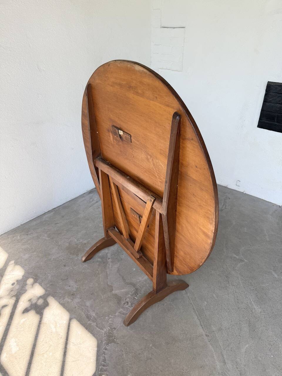 1950s oak winegrower's table