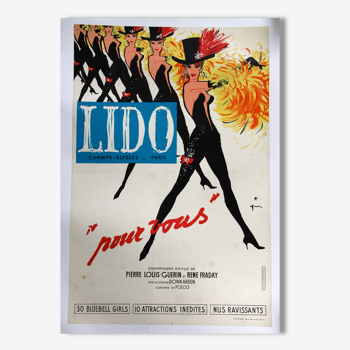 Original poster of the Lido illustrated by oatmeal