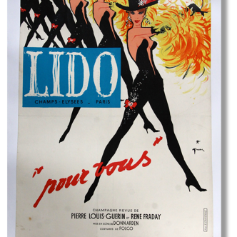 Original poster of the Lido illustrated by oatmeal