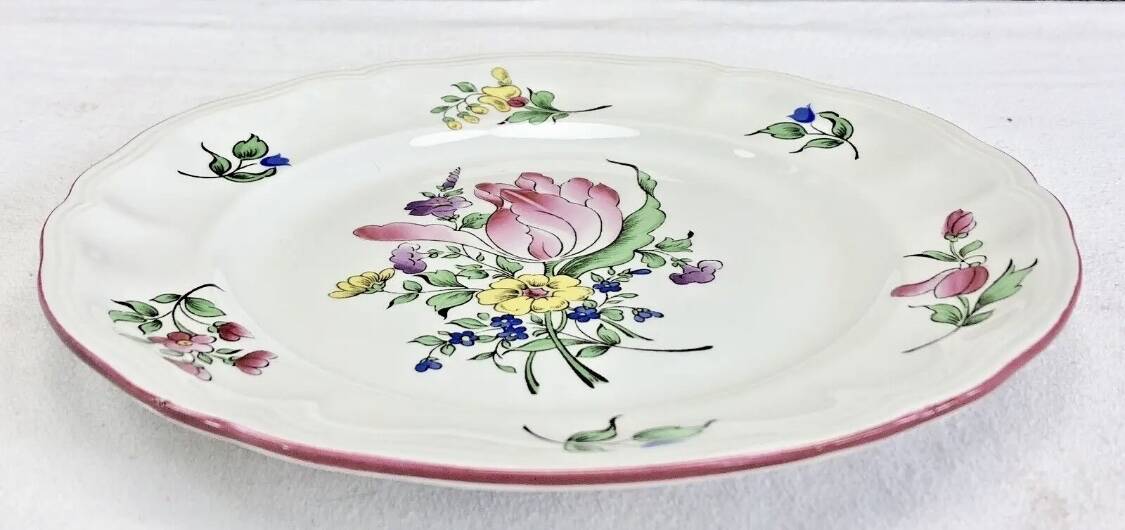 5 dessert plates 22.7 cm Lunéville reverbere model