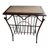 Side table magazine rack 1950s