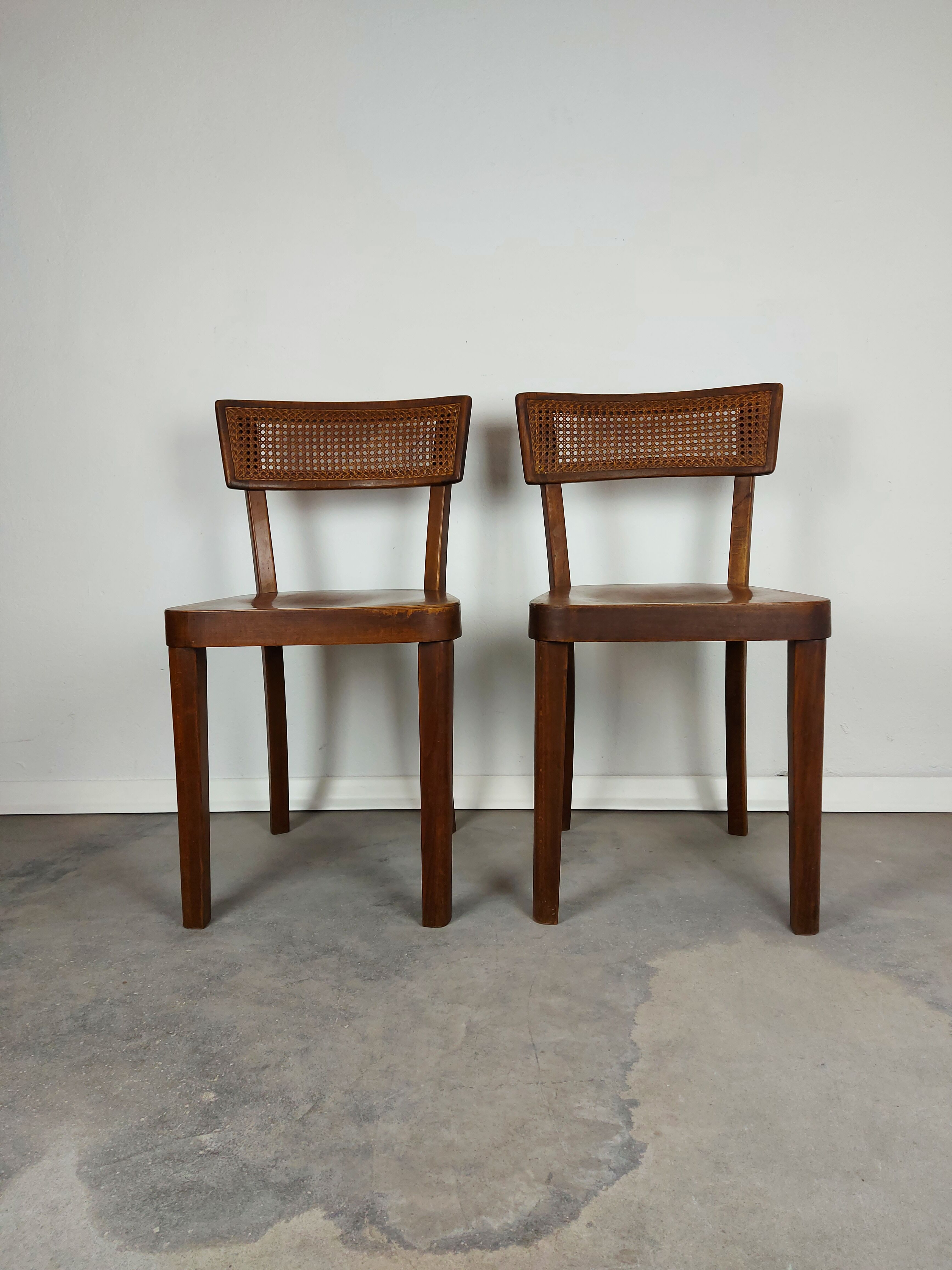 Dining Chairs, Pair, 1940s, very rare