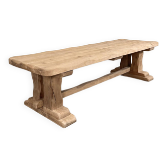 Xxl monastery table 3m in raw wood