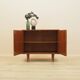 Mahogany Cabinet with Lock Meblosprzęt Poland 1970s