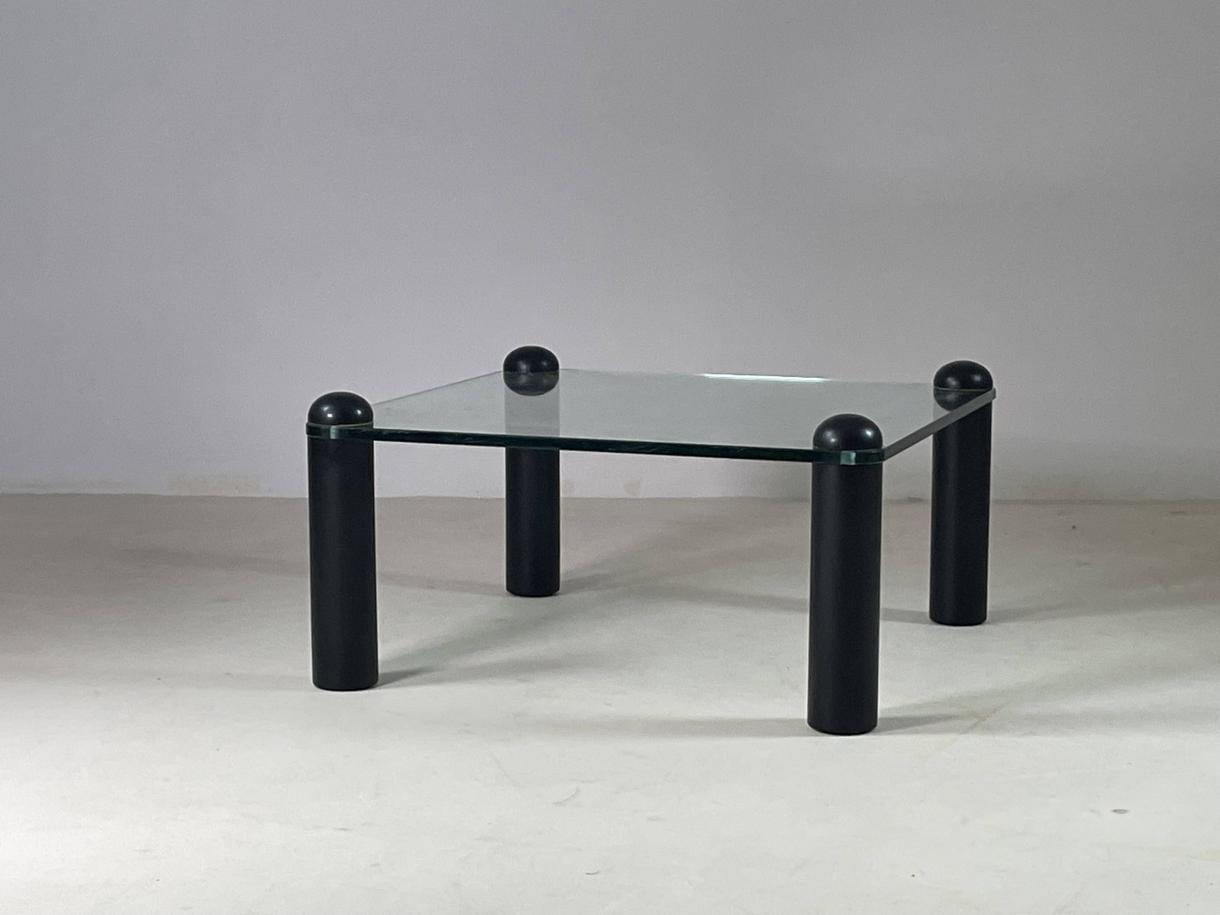 Vintage Ligne Roset coffee table, 1980s