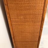 Vintage bamboo chest of drawers from the 60s and 70s