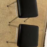 Pair of old skai stools