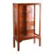 Czech Art Deco Display Cabinet in Mahogany and Glass, 1930s