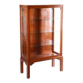 Czech Art Deco Display Cabinet in Mahogany and Glass, 1930s