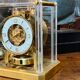 Beautiful Atmos Jaeger LeCoultre clock, in brass glass and plexiglass