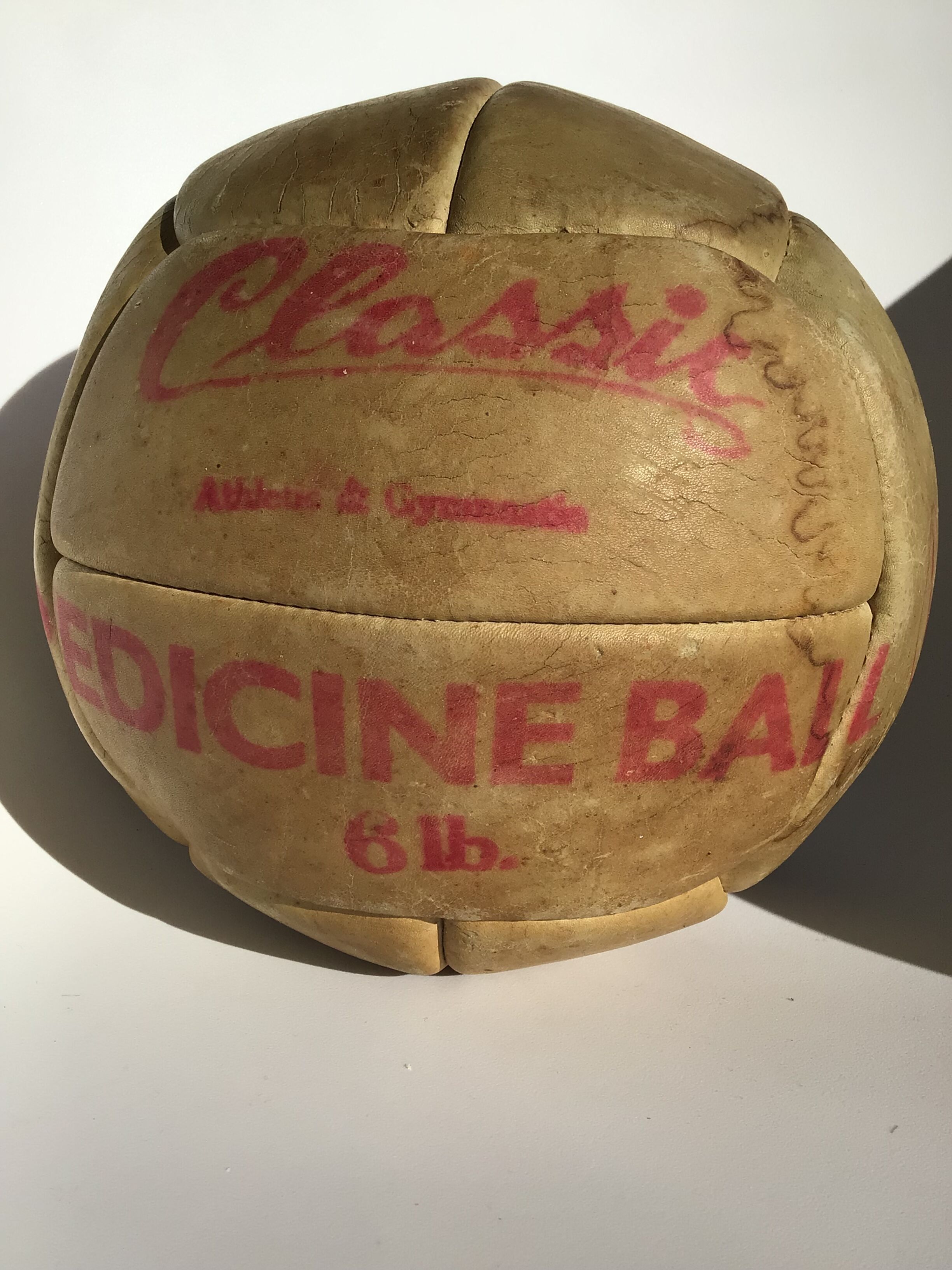 Medicine ball classic 2.7kg leather