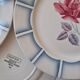 Set of 6 flat plates Dauphin de Digoin