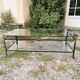 Wrought iron coffee table