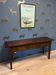 Console table in cherry wood with 3 drawers