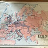 Pedagogical map Europe and Africa