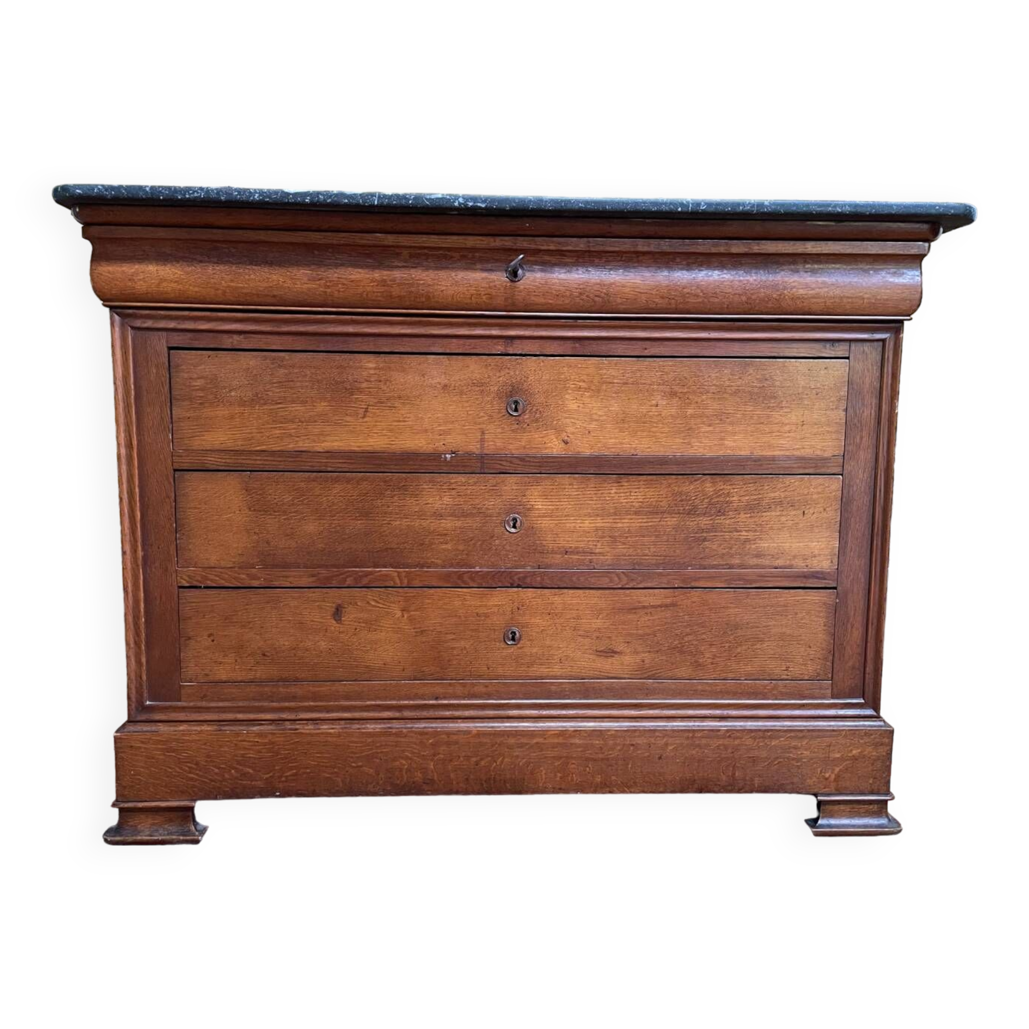 Commode époque Louis Philippe en chêne
