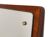 Miroir scandinave en teck Suède 1960, 72x38cm