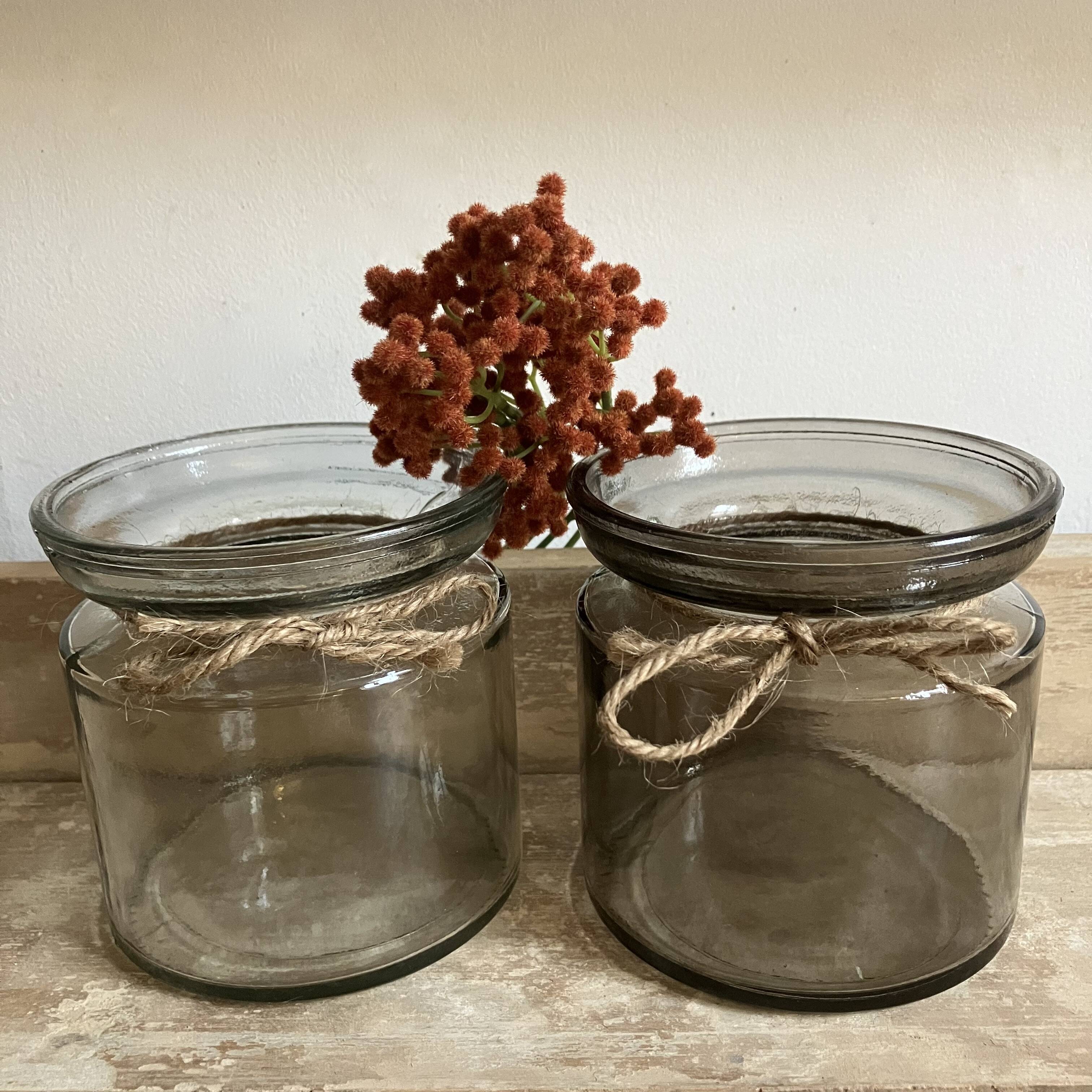 Pair of small neck vases
